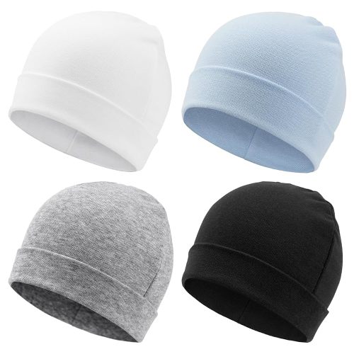 Newborn Baby Hat Infant Beanie Caps Soft Cotton Toddler Hats Newborn Hospital Hat for Baby Boy Girl Kid 0-24 Months