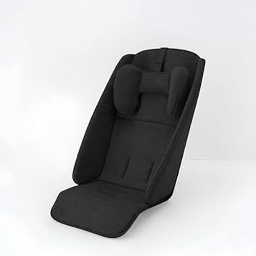 Premium 3-in-1 Stroller Snug Seat for UPPAbaby Vista & Cruz in Sleek Black | Head Support & Lumbar Pad Insert | Ergonomic Newborn to Toddler Cushion | Machine Washable​(Black)