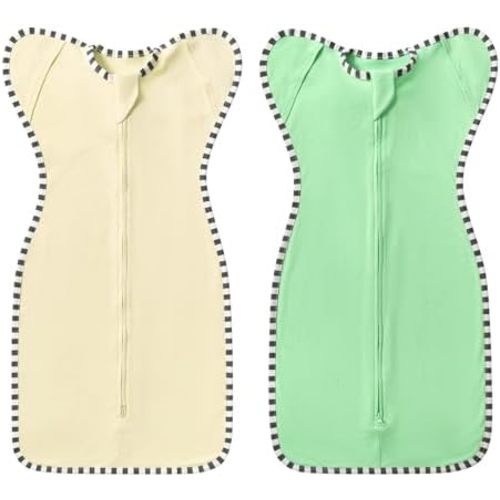 2-Pack Baby Transition Swaddle Set, Breathable Infant Sleep Sack, Soft Swaddling Sack for Boy Girl