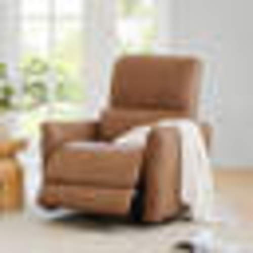 Birch Lane™ Santo Top Grain Genuine Leather Swivel Power Recliner & Reviews | Birch Lane