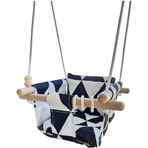 Canvas Baby Swing Comfortable Outdoor Baby Swings for Your Little Baby Outdoor Swing Secure Toddler Swing Indoor Swing for Kids Ages 1-3 Hammock Baby Swing Seat