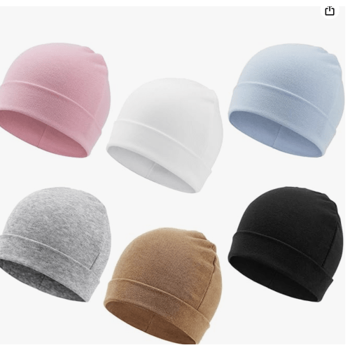 DRESHOW 6 Pieces Baby Beanie Newborn Toddler Soft Cute Knitted Hat for Babies Unisex Hats Hospital Warm for Child Boys and Girls 0-6 Months, 6 Pack Flat Hat 35-02, 0-6 months : Amazon.com.be: Fashion