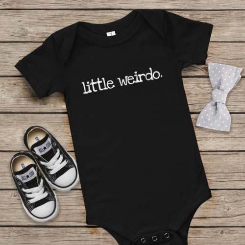 little wierdo. Baby Onesie