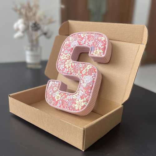 Liberty London Fabric Letters Gift Handmade