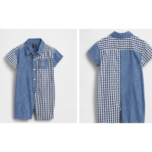 Baby Gap Gingham Shorty One Piece