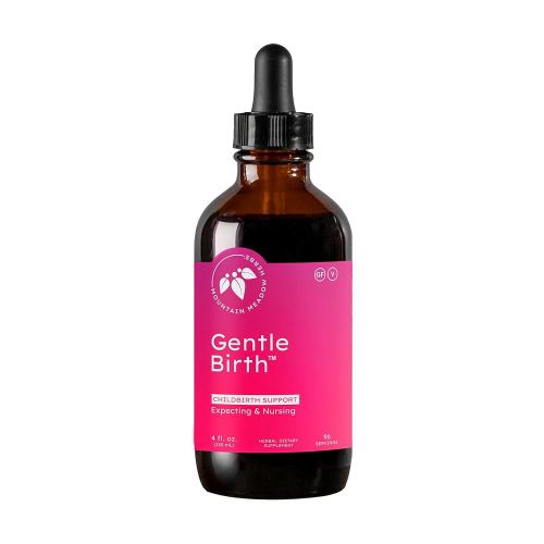 Mountain Meadow Herbs Gentle Birth for Birth Prep/Labor Prep, Fast Acting Liquid Herbal Extract for Childbirth Support - 4oz