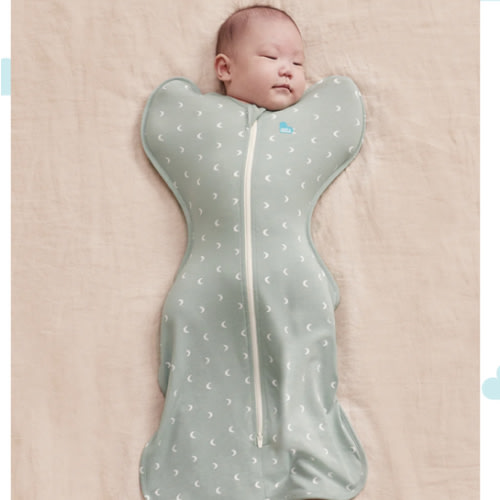 Swaddle Up™ 1.0 TOG Cotton Olive Moon