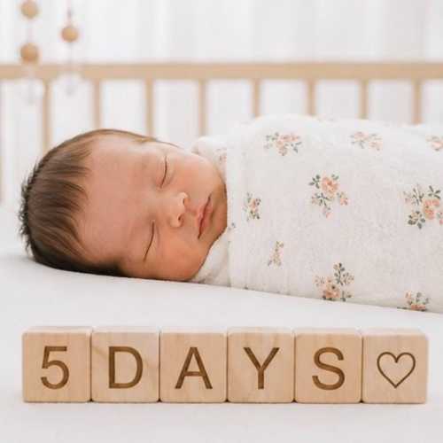 Newborn Photography Prop Baby Blocks Milestone Photos Baby Age Blocks Newborn Photo Prop Baby Photography Studio Props for Baby Photographer