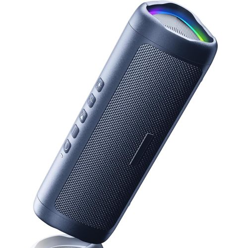Bluetooth Speaker, 20W HD Sound, Portable Wireless, IPX5 Waterproof, Up to 24H Playtime, TWS, for Home/Party/Outdoor/Camping/Beach Essentials, Birthday Gift for Fathers Day Men Dad Husband (Navy)