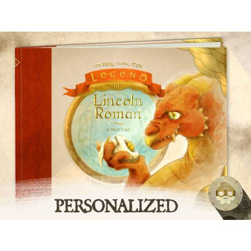 PERSONALIZED Geek Baby Gift, Funny Baby Gift, Dragon, Elf, Fantasy Book, Inspired by Lord of the Rings+Dungeons&Dragons, Personalized Book