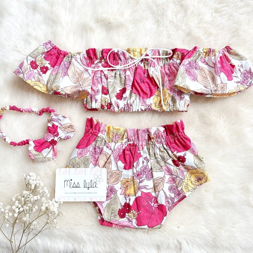 Must-Have Spring Baby Girl Clothes, Vintage Floral baby outfit, Summer baby clothes, Preemie baby clothes, summer outfit for girl, Baby gift