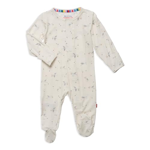 Magnetic Me Boys Modal Magnetic Baby Footie Pajamas | Silky Soft Modal Fabric | Baby Sleepers Available in Sizes PRE - 24M