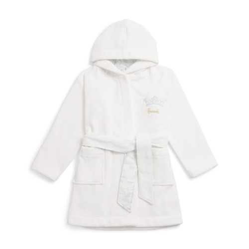 Harrods Embroidered Crown Bathrobe