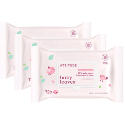99% Water Wipes for Baby | ATTITUDE