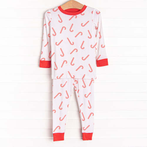 Peppermint Party Bamboo Pajama Set, Red – Stitchy Fish