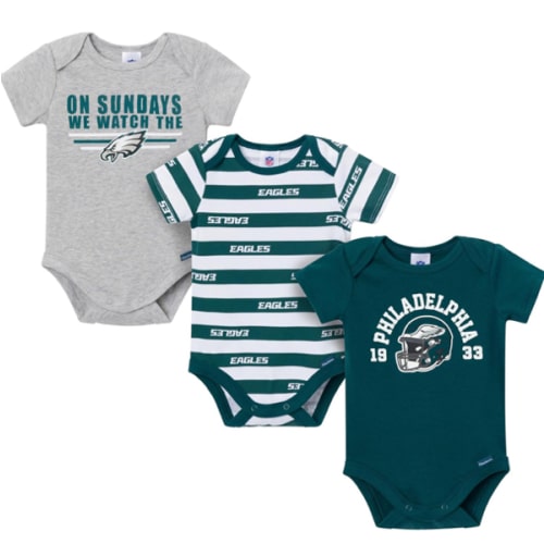 Gerber NFL baby-boys Nfl 3-pack Onesie Bodysuit