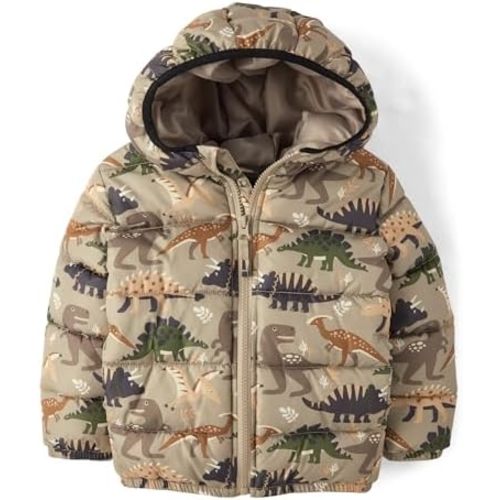 The Children's Place baby-boys And Toddler Boys' Medium Weight Wind-resistant, Water-resistant Puffer Jacket