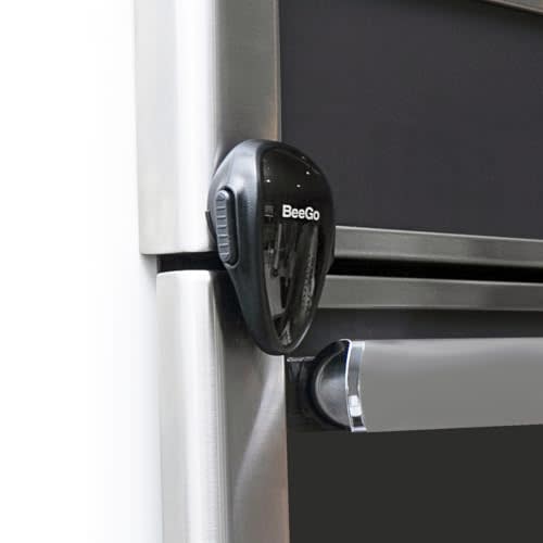 BeeGo Baby Proofing and Childproof Oven Lock – 1 Pack, No-Drill, Heat-Resistant, Self-Adhesive Safety Lock for Oven Doors and Stoves – Easy to Install, Durable, Black