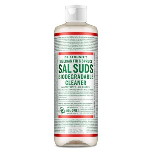 Dr. Bronner's Siberian Fir & Spruce Sal Suds Biodegradable All-Purpose Cleaner - 16 fl oz