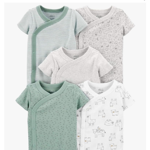Simple Joys by Carter's unisex-baby 5-pack Side Snap Short-sleeve Bodysuit