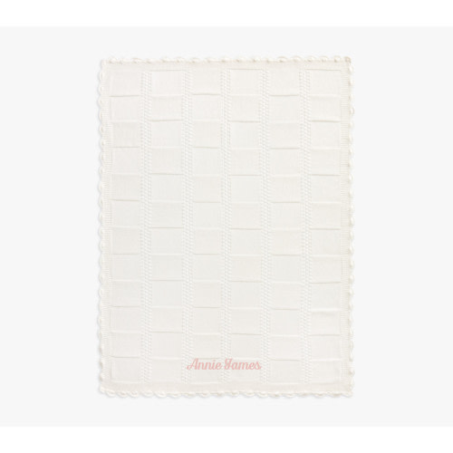 Cotton Knit Patchwork Organic Baby Blanket