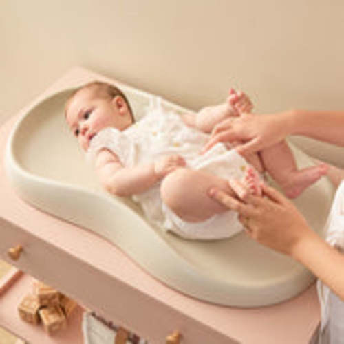 Mocka Baby Wipe Clean Change Pad - Beige | Mocka