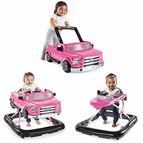 Bright Starts 3 Ways to Play Walker - Ford F-150, Pink, Ages 6 months +