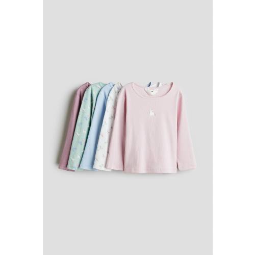 5-PACK LONG-SLEEVED COTTON TOPS