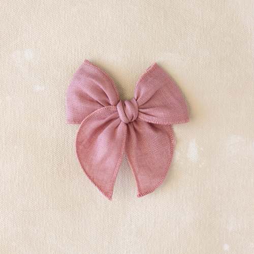 Mini Fleur Bow Clip // Iris