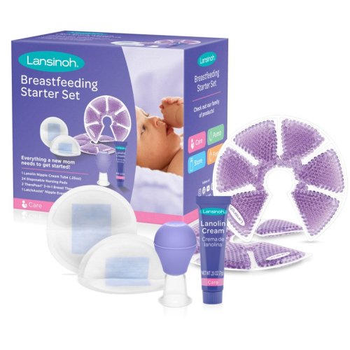 Lansinoh Breastfeeding Starter Set for Baby Shower Gift