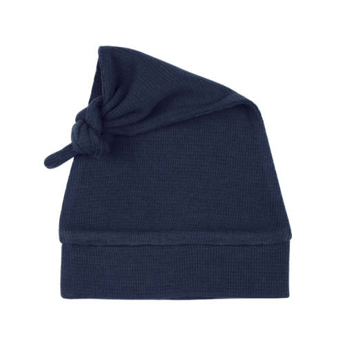 Midnight | Organic Thermal Knotted Cap