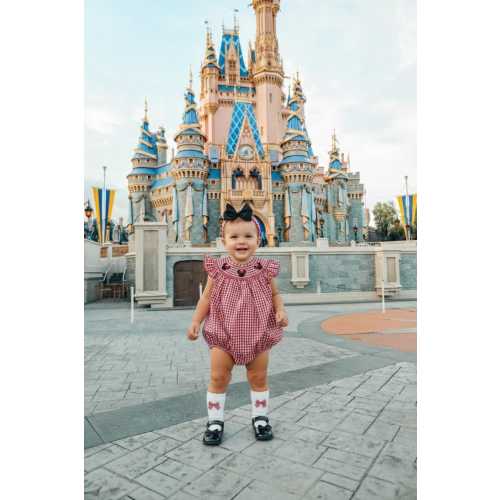 Mouse Ears Romper Sleeveless Vest,Mouse Ears Smocked Bubble Romper Toddler Girls Clothing, Spring Summer Outfit, Embroided Romper