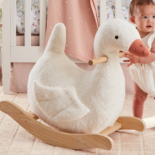 Duckling Plush Nursery Rocker | Pottery Barn Kids