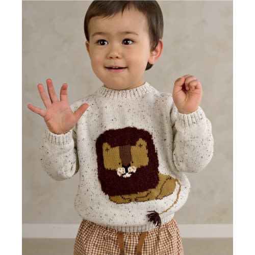 Lion Knitted Jumper