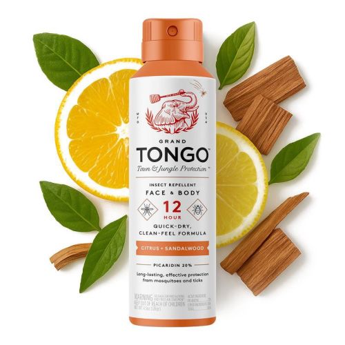 Grand Tongo DEET-Free Picaridin Insect Repellent Family Formula - Citrus + Sandalwood - 4.5oz