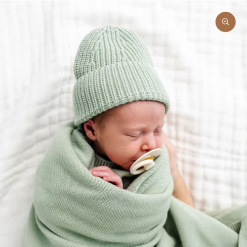 Knit Beanie - Sage