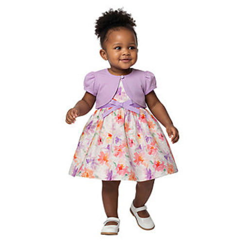 Bonnie Jean Baby Girls 2-pc. Dress Set, Color: Purple - JCPenney