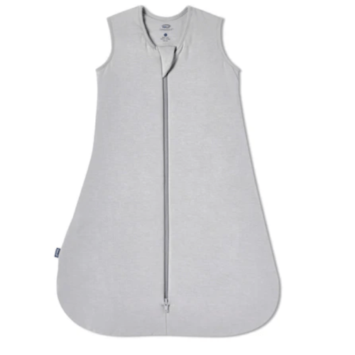 HALO - 1.5 TOG supersoft bamboo wearable blanket, double zipper sleeping bag with weighted feel - gray