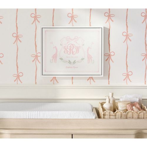 Personalized Coming Home Nursery Wall Art (20"x 16")