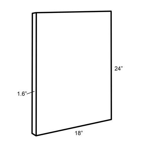 Kate and Laurel Sylvie Bunny Framed Canvas by Amy Peterson Art Studio