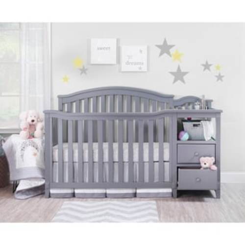 Sorelle Berkley 4 in 1 Crib & Changer - Gray