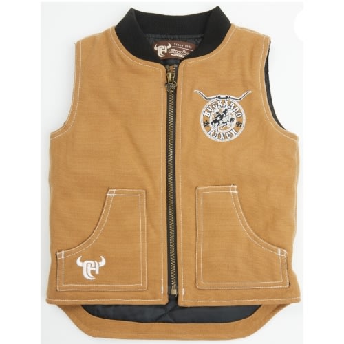 Cowboy Hardware Toddler Boys' Buckaroo Ranch Canvas Vest | Boot Barn