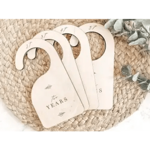 wooden baby closet dividers - Google Search