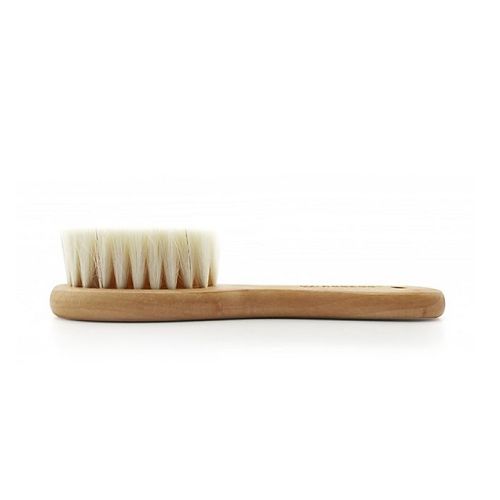 Haakaa® Goat Wool Baby Hairbrush in White