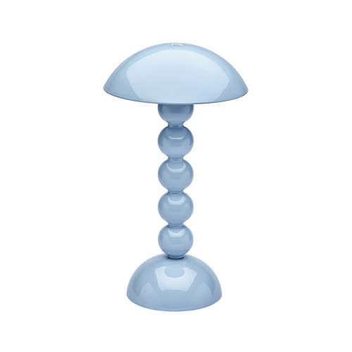 Pale Denim Lacquer Rechargeable Bobbin LED Lamp