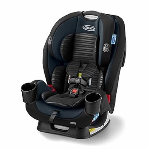 Graco TriRide 3-in-1 Reclining Car Seat, Clybourne - Rear & Forward Facing Car Seat, Highback Booster, Adjustable Headrest