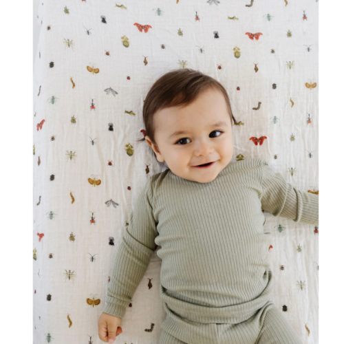 Cutie Crawlies Crib Sheet
