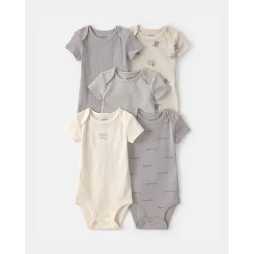 Baby 5-Pack Elephant Multipack Bodysuits | Carter's