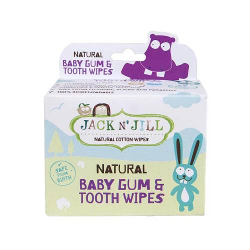 Natural Baby Gum & Tooth Wipes - 25 Pack