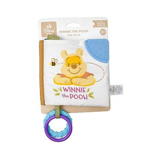Disney's Winnie the Pooh Soft Baby Book with Teething Ring